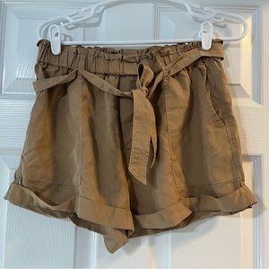 Aerie paper bag style shorts